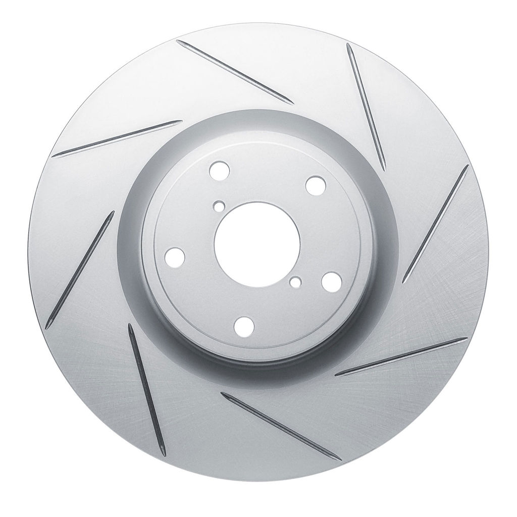 Dynamic Friction 810-13016R - Slotted Coated Carbon Alloy Brake Rotor