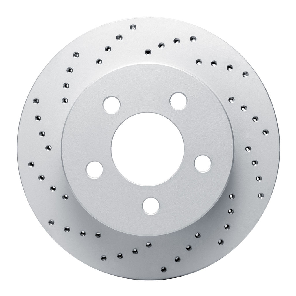 Dynamic Friction 820-42026L - Drilled Coated Carbon Alloy Brake Rotor