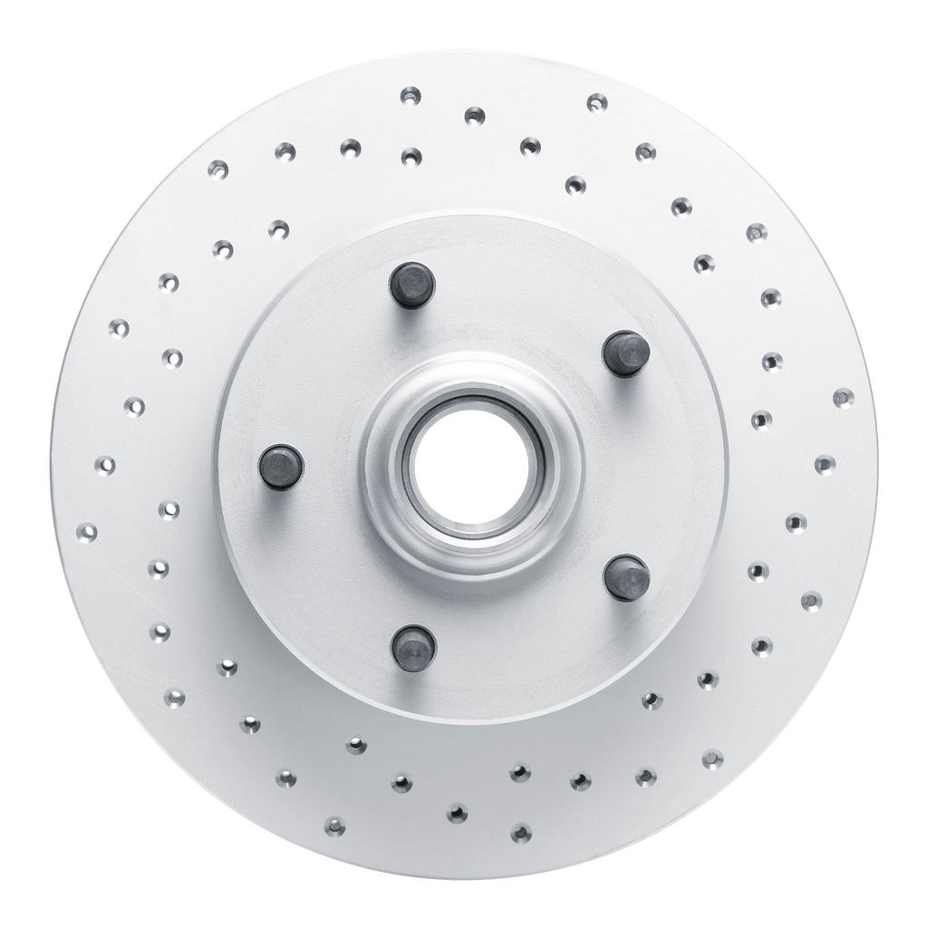 Dynamic Friction 820-47004R - Drilled Coated Carbon Alloy Brake Rotor