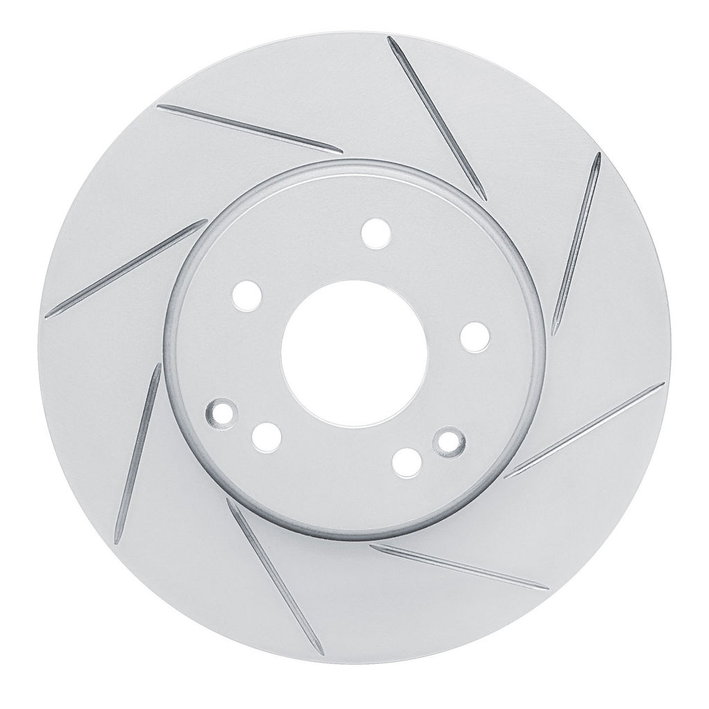 Dynamic Friction 810-63048R - Slotted Coated Carbon Alloy Brake Rotor