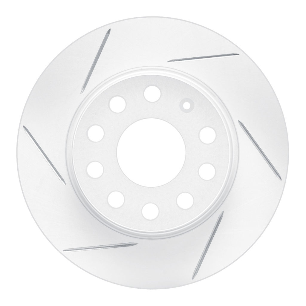 Dynamic Friction 810-74031L - Slotted Coated Carbon Alloy Brake Rotor