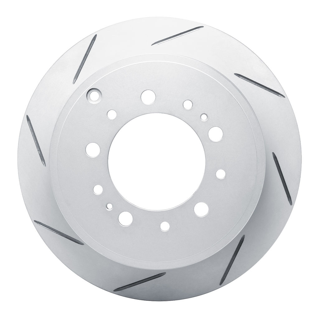 Dynamic Friction 810-76137L - Slotted Coated Carbon Alloy Brake Rotor