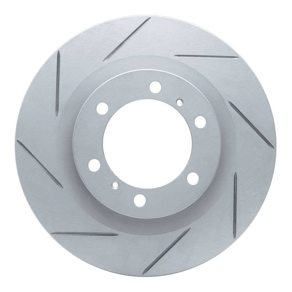 Dynamic Friction 810-76142L - Slotted Coated Carbon Alloy Brake Rotor