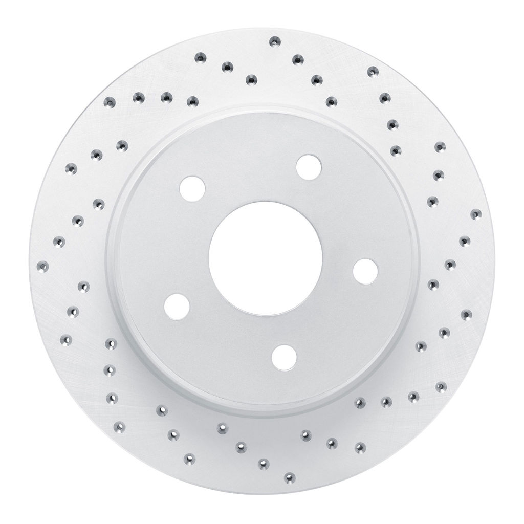 Dynamic Friction 820-40094R - Drilled Coated Carbon Alloy Brake Rotor