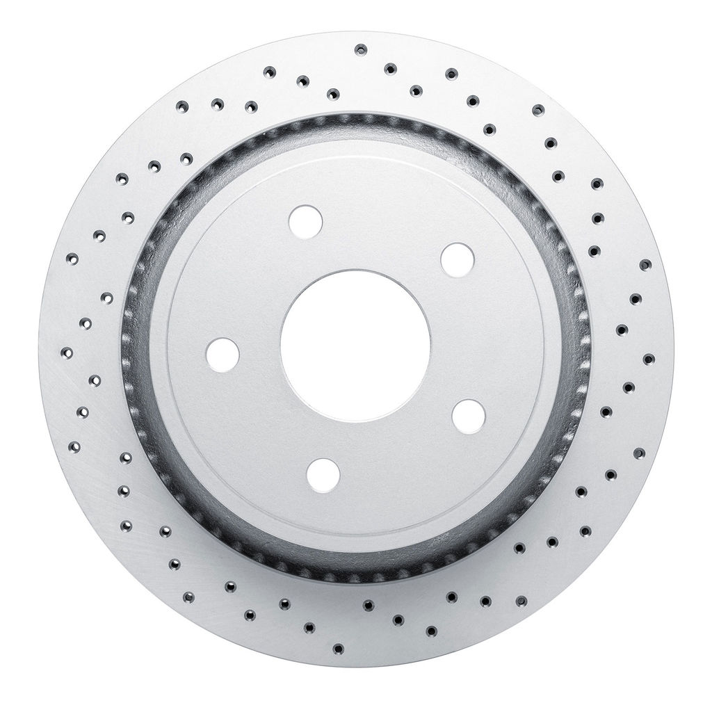 Dynamic Friction 820-40095R - Drilled Coated Carbon Alloy Brake Rotor