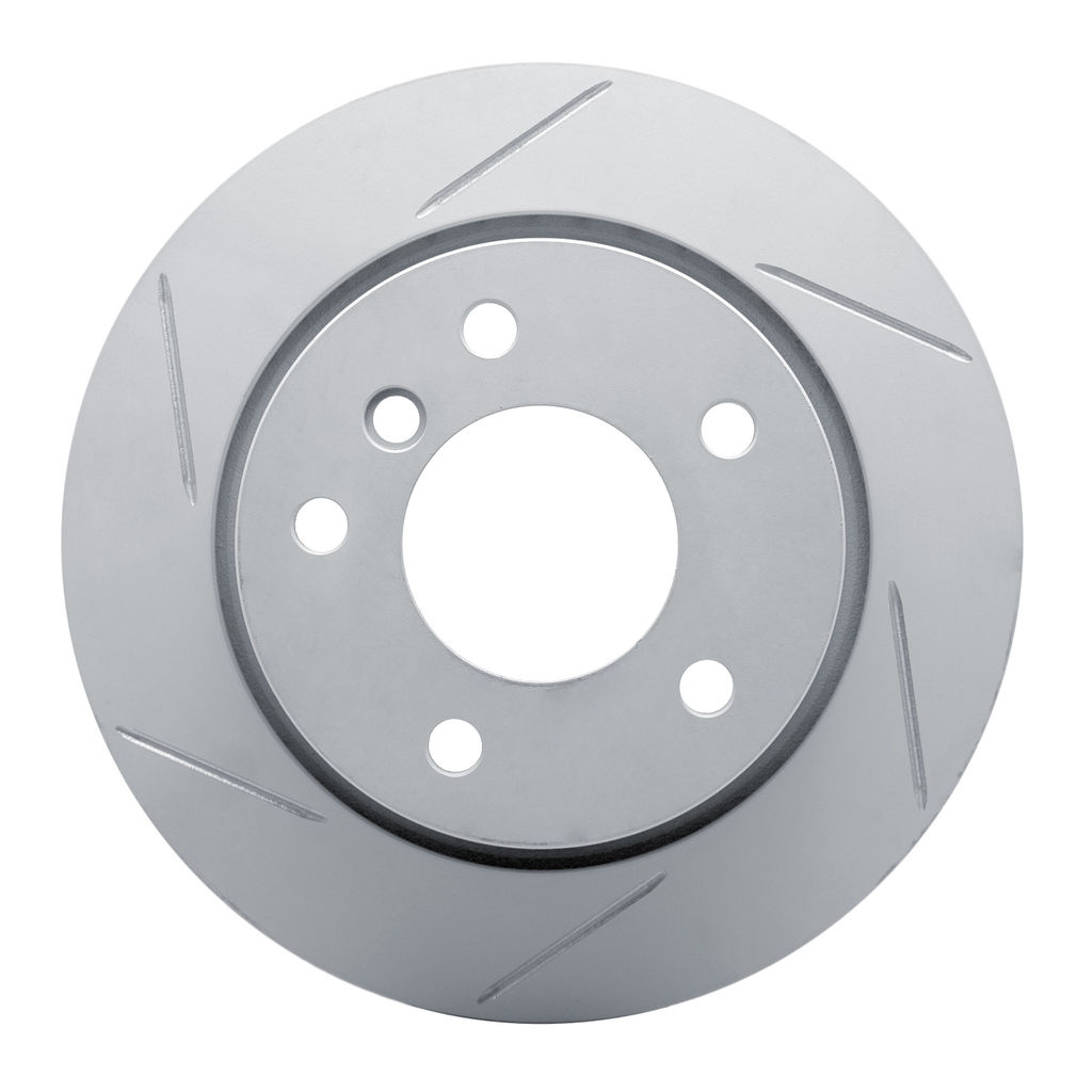 Dynamic Friction 810-31042L - Slotted Coated Carbon Alloy Brake Rotor