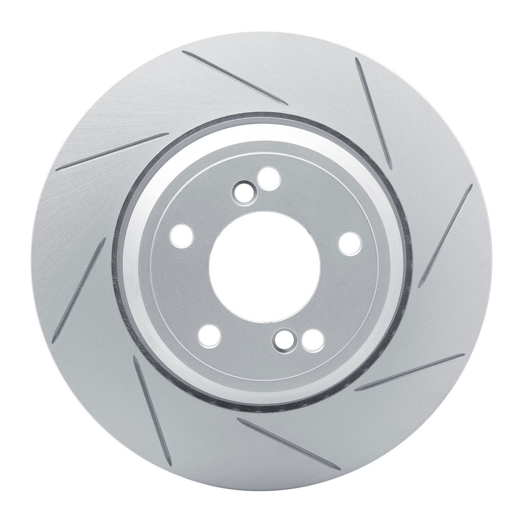 Dynamic Friction 810-31050R - Slotted Coated Carbon Alloy Brake Rotor