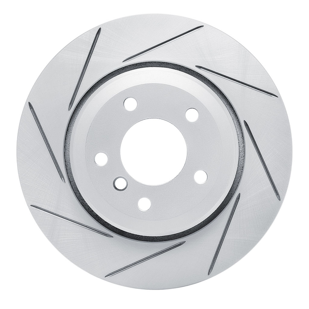 Dynamic Friction 810-31053L - Slotted Coated Carbon Alloy Brake Rotor