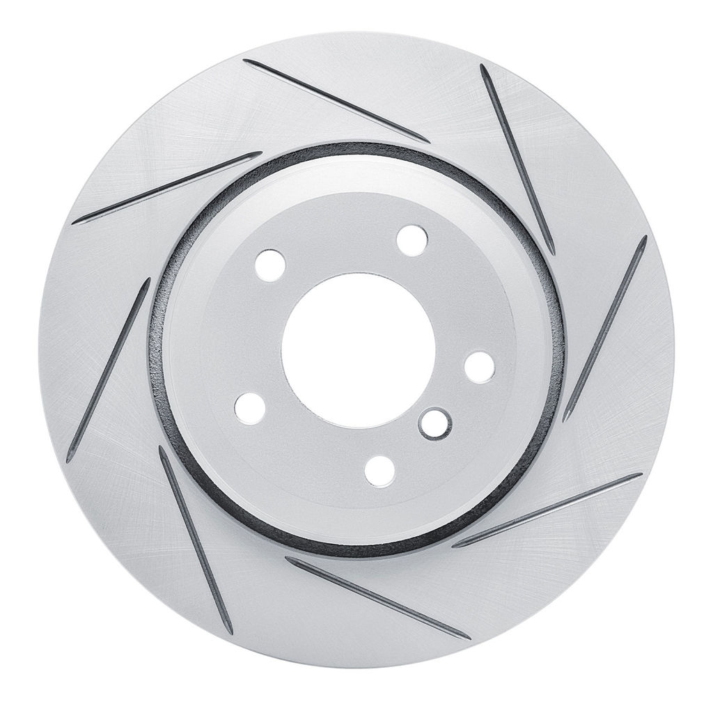 Dynamic Friction 810-31053R - Slotted Coated Carbon Alloy Brake Rotor