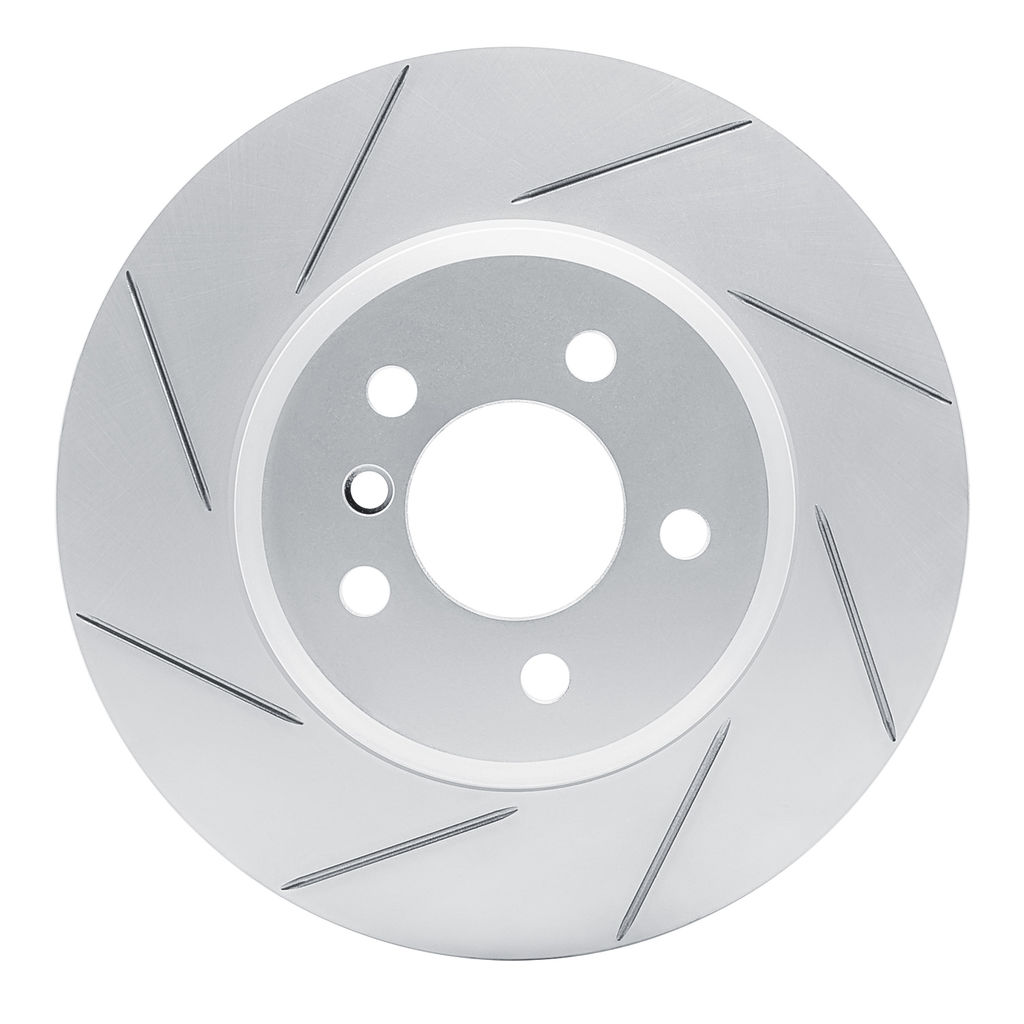 Dynamic Friction 810-31097L - Slotted Coated Carbon Alloy Brake Rotor