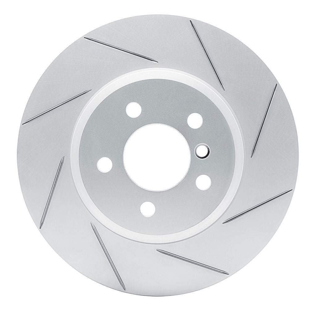 Dynamic Friction 810-31097R - Slotted Coated Carbon Alloy Brake Rotor