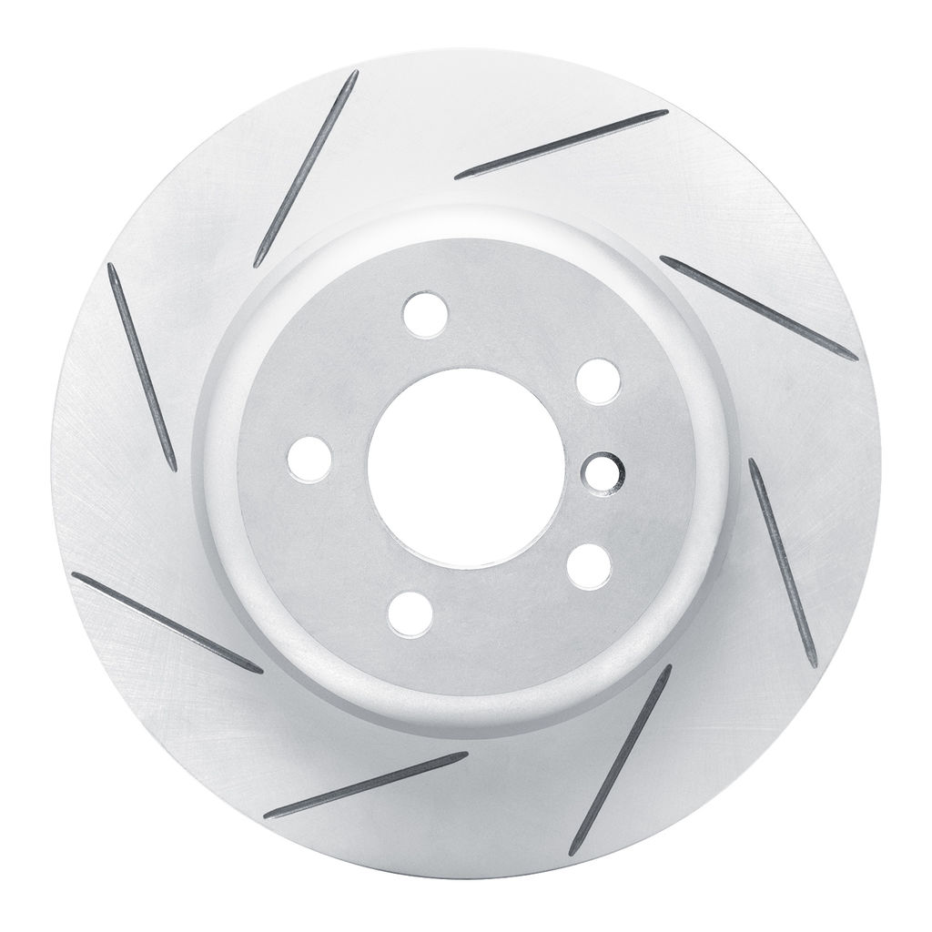 Dynamic Friction 810-31104L - Slotted Coated Carbon Alloy Brake Rotor