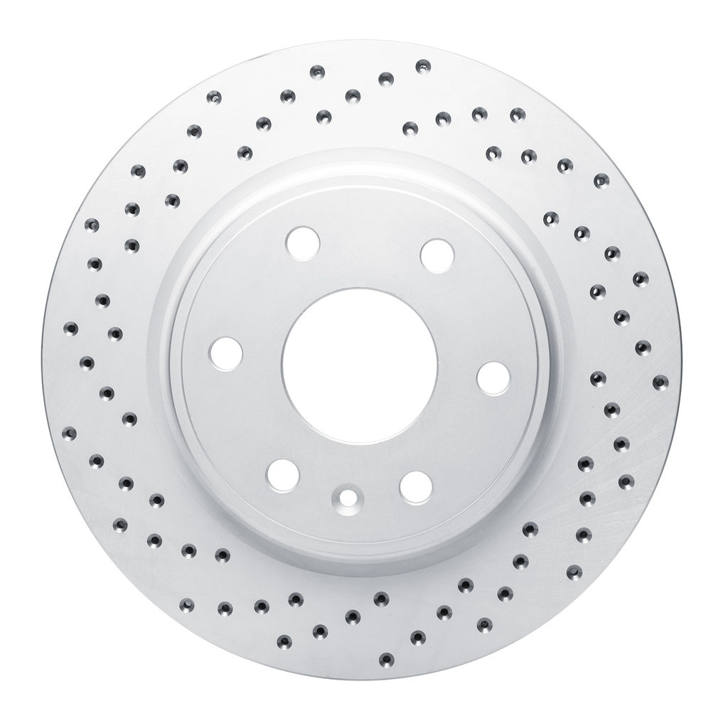 Dynamic Friction 820-48054L - Drilled Coated Carbon Alloy Brake Rotor