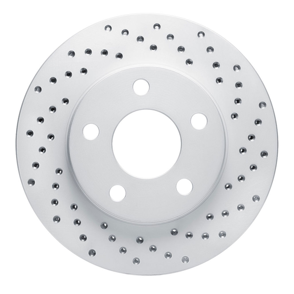 Dynamic Friction 820-52011R - Drilled Coated Carbon Alloy Brake Rotor
