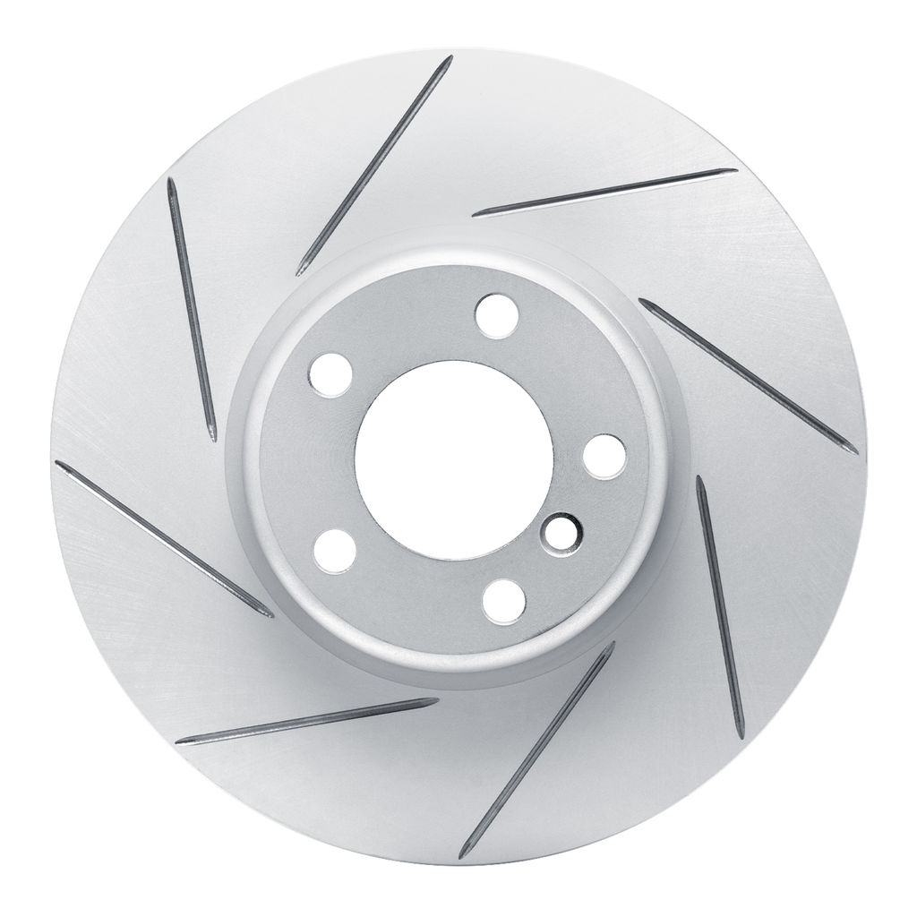 Dynamic Friction 810-31108L - Slotted Coated Carbon Alloy Brake Rotor
