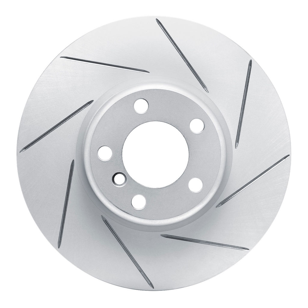Dynamic Friction 810-31108R - Slotted Coated Carbon Alloy Brake Rotor