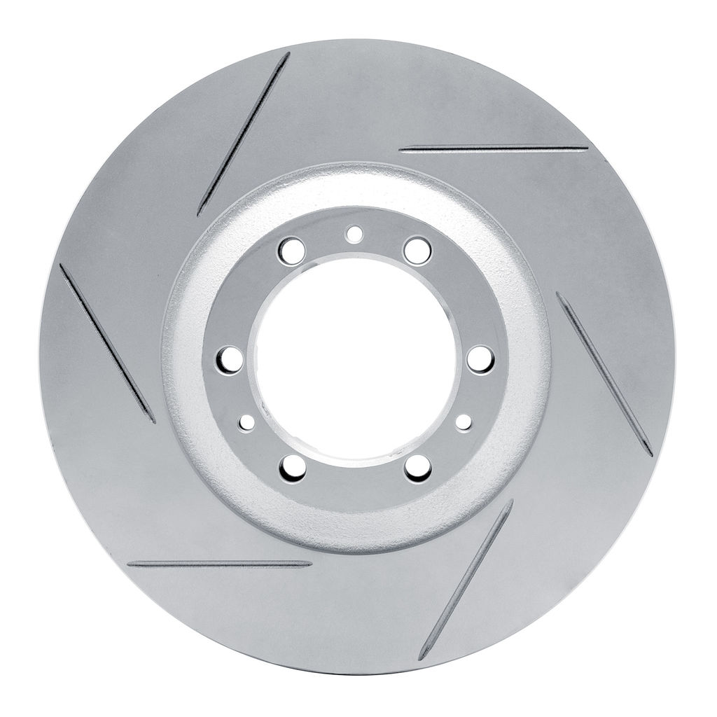 Dynamic Friction 810-37008L - Slotted Coated Carbon Alloy Brake Rotor