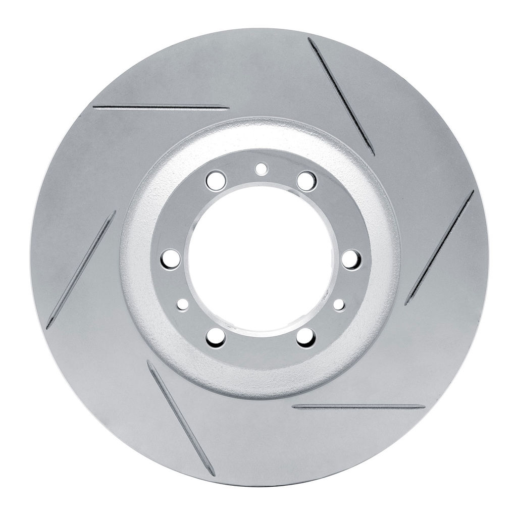 Dynamic Friction 810-37008R - Slotted Coated Carbon Alloy Brake Rotor