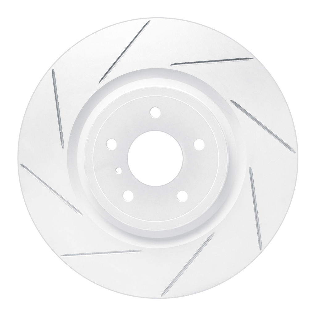 Dynamic Friction 810-68012L - Slotted Coated Carbon Alloy Brake Rotor