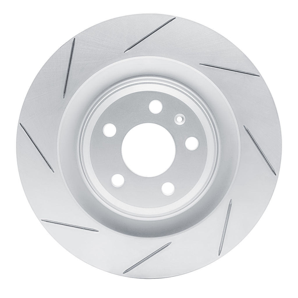 Dynamic Friction 810-73063L - Slotted Coated Carbon Alloy Brake Rotor