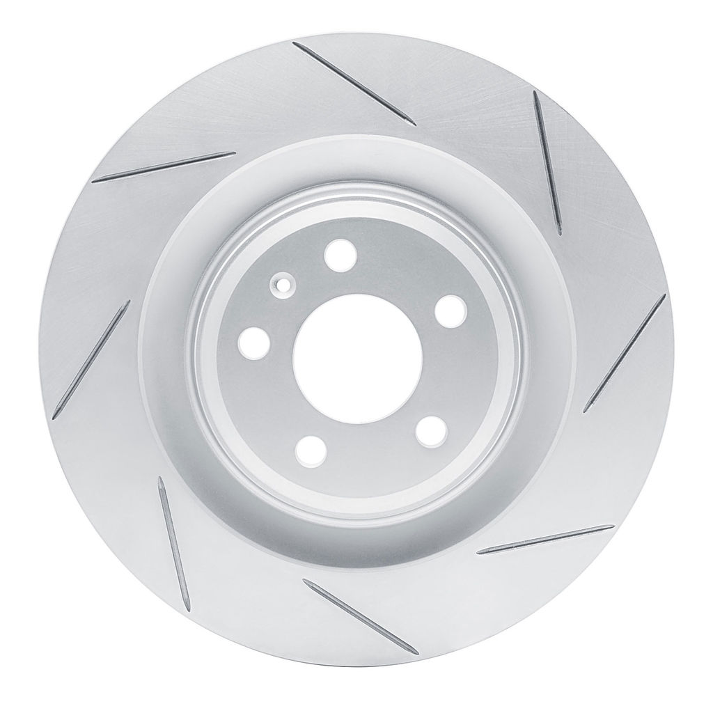 Dynamic Friction 810-73063R - Slotted Coated Carbon Alloy Brake Rotor
