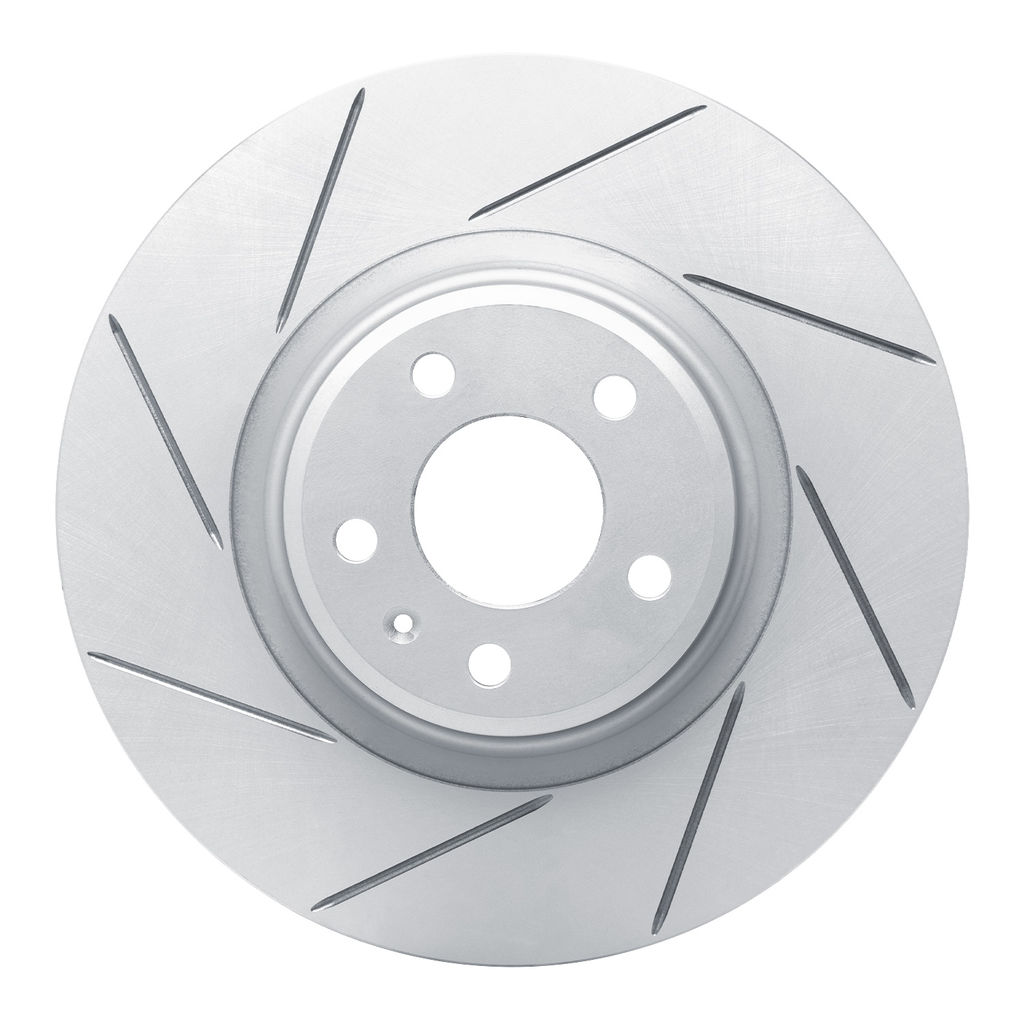 Dynamic Friction 810-73080L - Slotted Coated Carbon Alloy Brake Rotor
