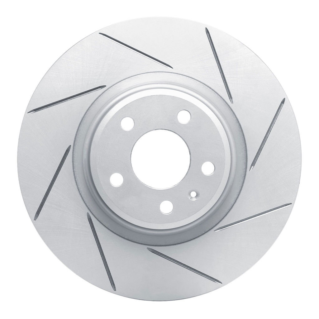 Dynamic Friction 810-73080R - Slotted Coated Carbon Alloy Brake Rotor