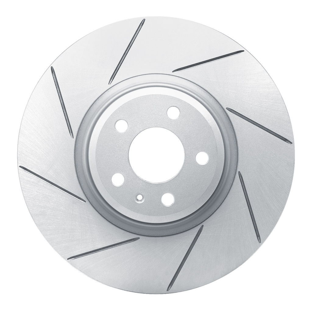 Dynamic Friction 810-73083L - Slotted Coated Carbon Alloy Brake Rotor