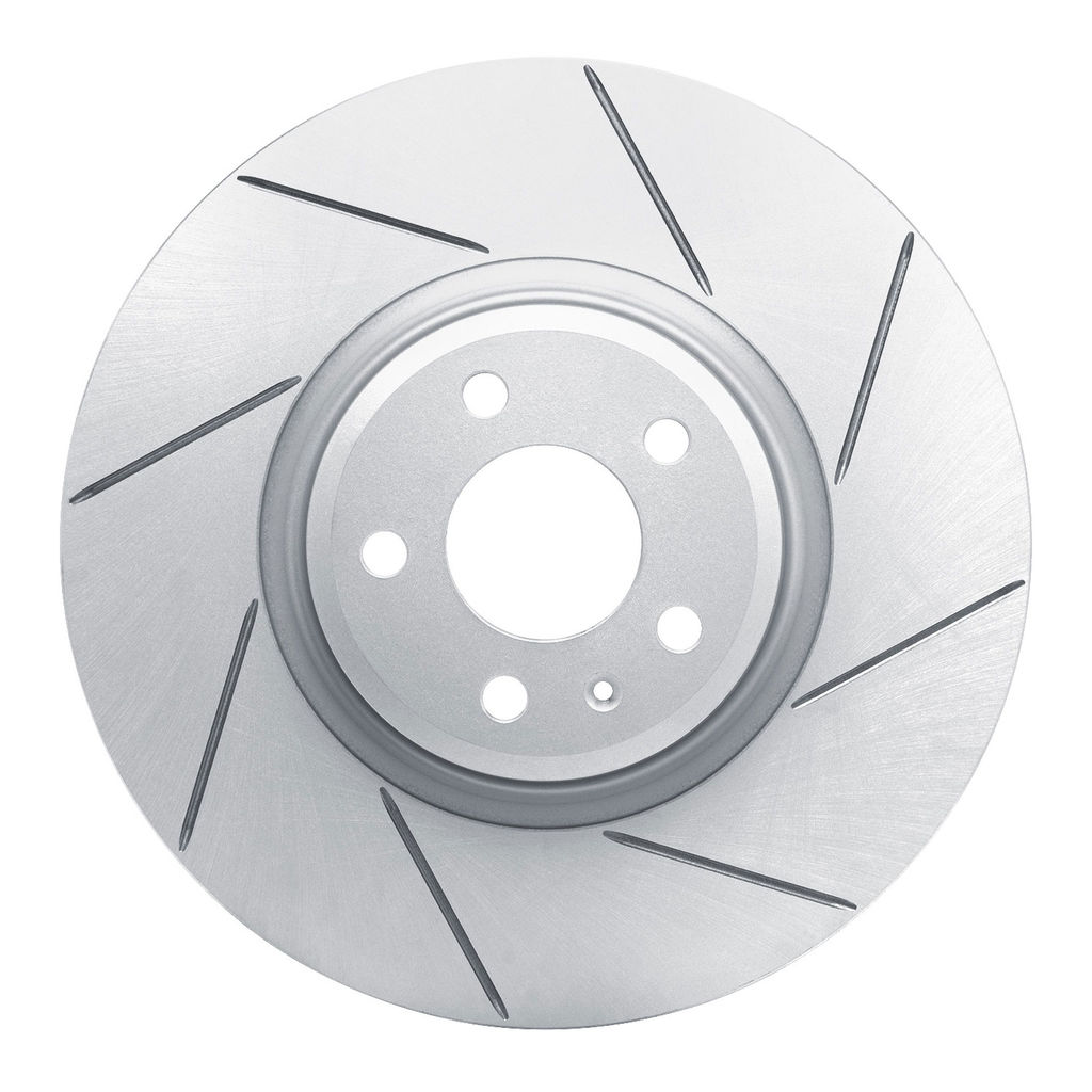 Dynamic Friction 810-73083R - Slotted Coated Carbon Alloy Brake Rotor