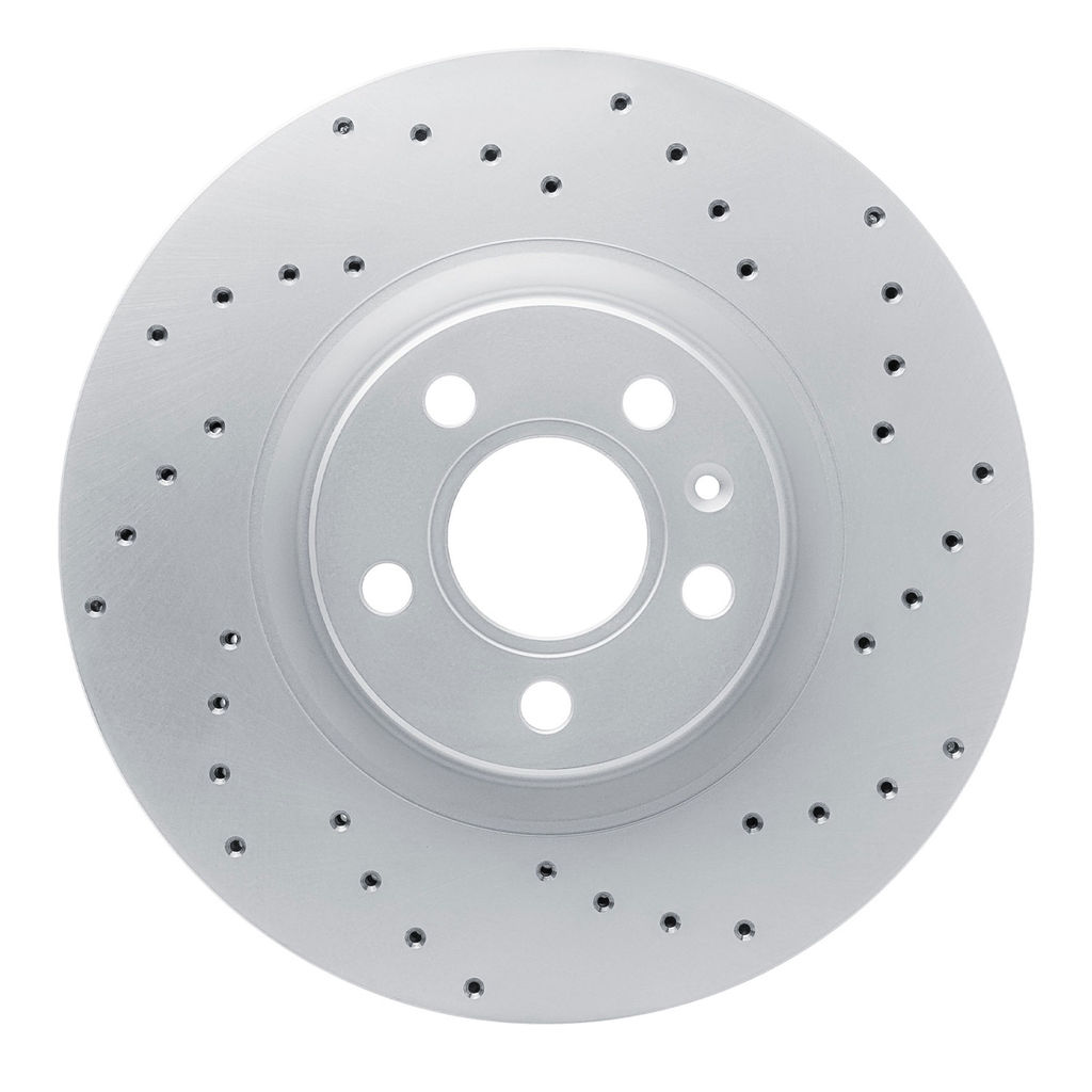 Dynamic Friction 820-27059R - Drilled Coated Carbon Alloy Brake Rotor
