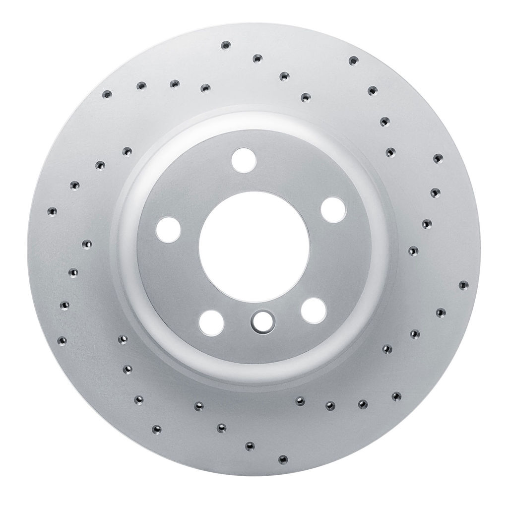 Dynamic Friction 820-31103R - Drilled Coated Carbon Alloy Brake Rotor