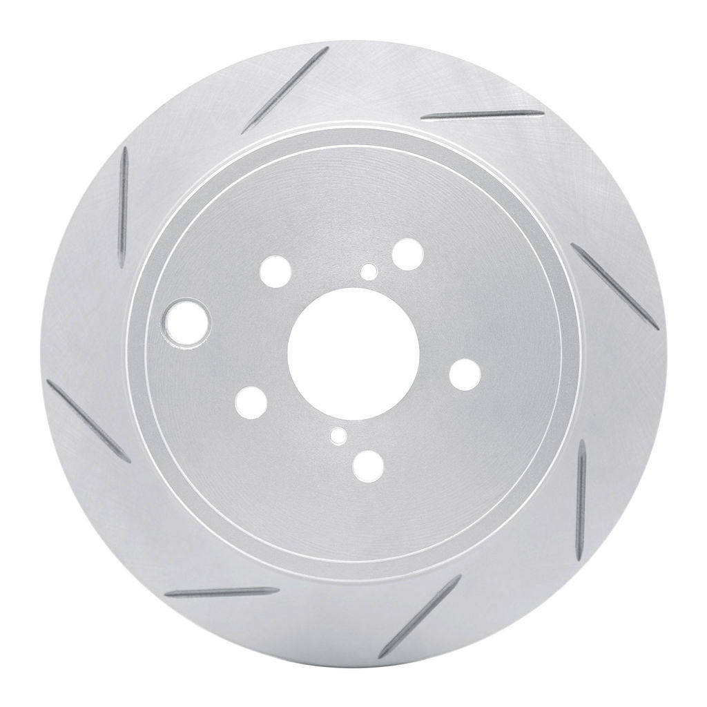 Dynamic Friction 810-13023L - Slotted Coated Carbon Alloy Brake Rotor