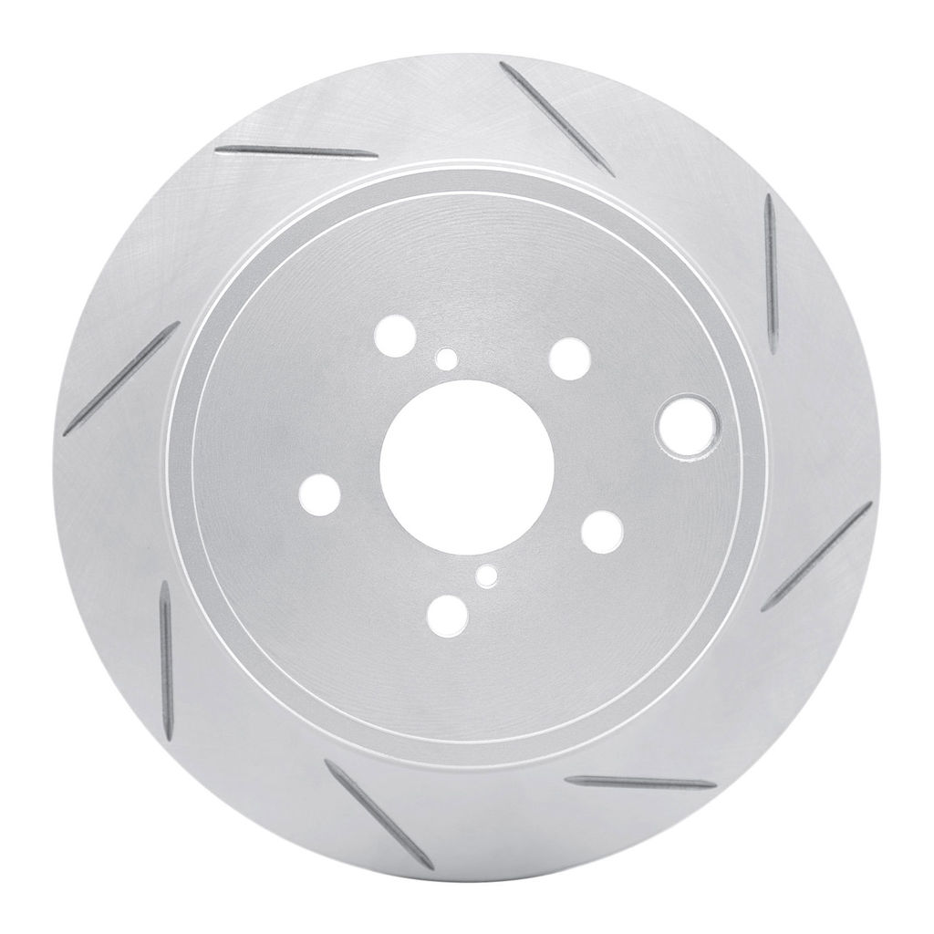 Dynamic Friction 810-13023R - Slotted Coated Carbon Alloy Brake Rotor