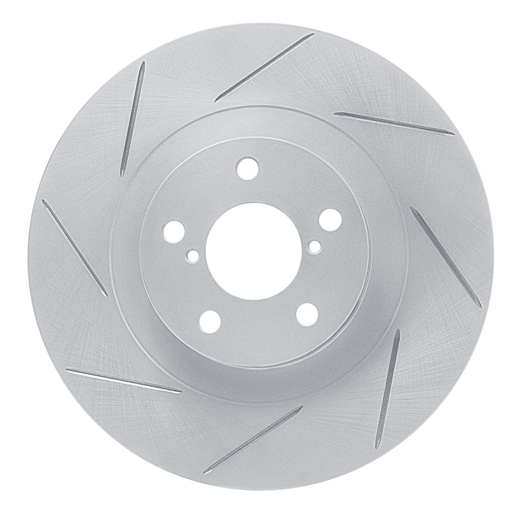 Dynamic Friction 810-13033L - Slotted Coated Carbon Alloy Brake Rotor