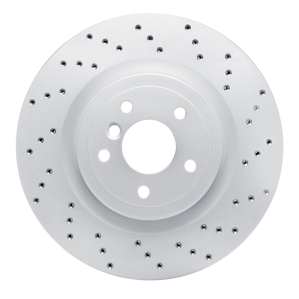 Dynamic Friction 820-20035R - Drilled Coated Carbon Alloy Brake Rotor
