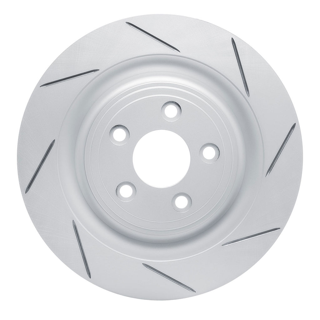 Dynamic Friction 810-20018R - Slotted Coated Carbon Alloy Brake Rotor