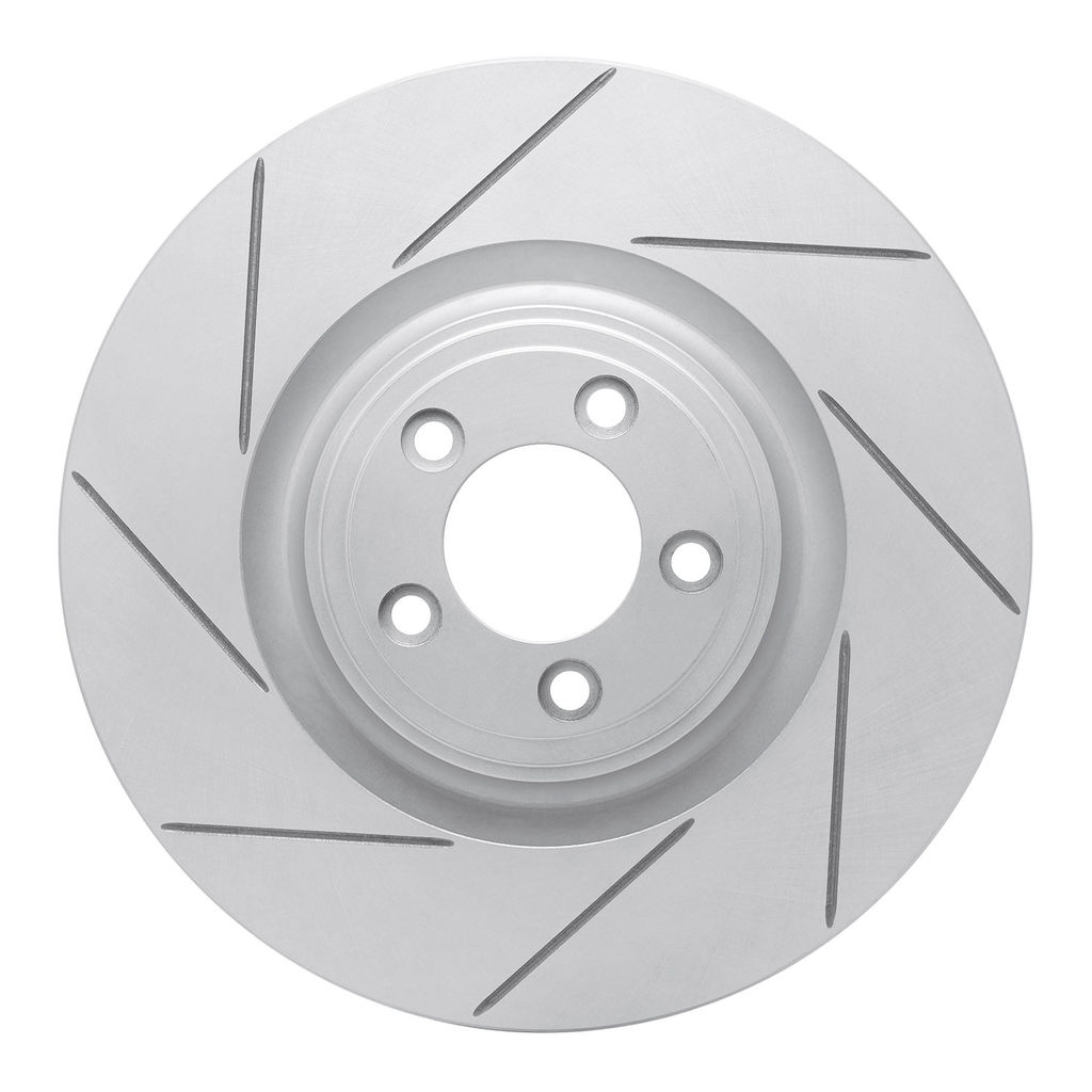 Dynamic Friction 810-20020L - Slotted Coated Carbon Alloy Brake Rotor