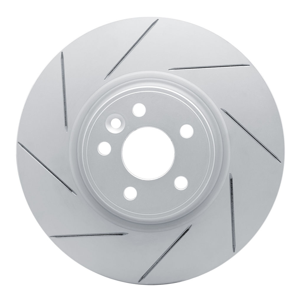 Dynamic Friction 810-27036L - Slotted Coated Carbon Alloy Brake Rotor
