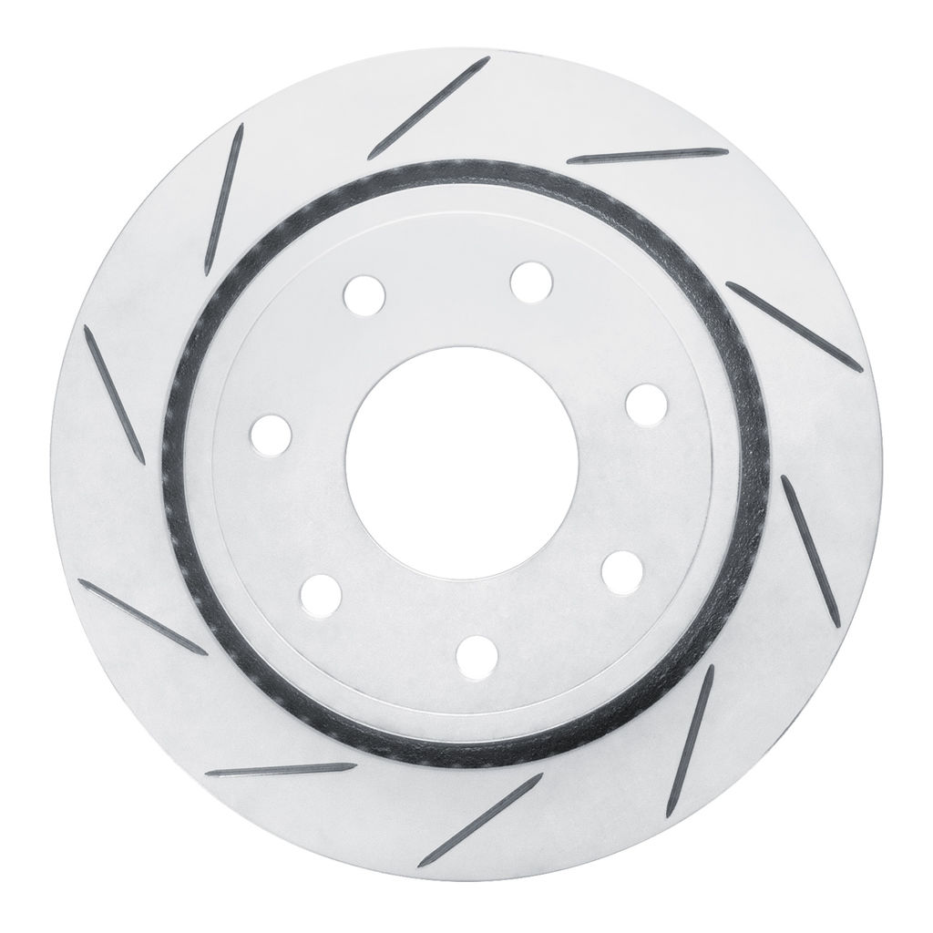 Dynamic Friction 810-54218L - Slotted Coated Carbon Alloy Brake Rotor