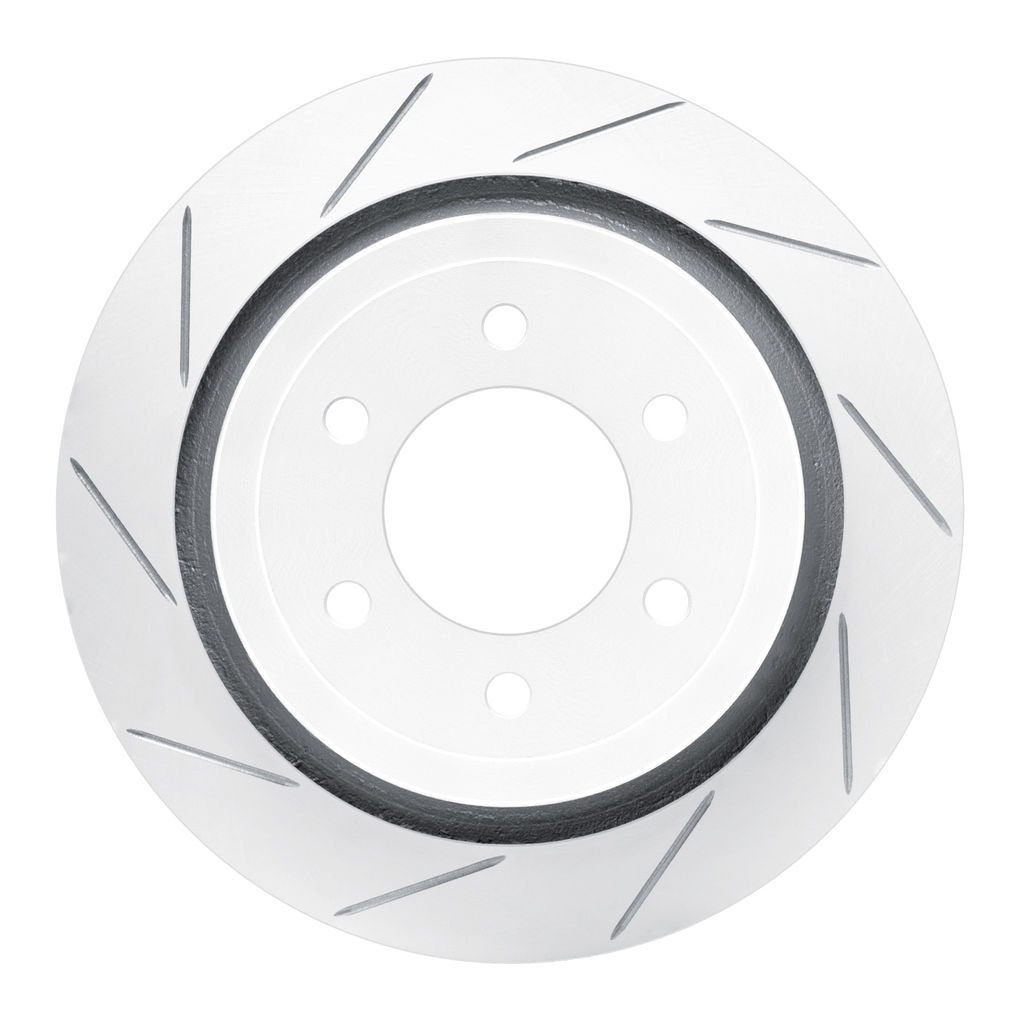 Dynamic Friction 810-54220L - Slotted Coated Carbon Alloy Brake Rotor