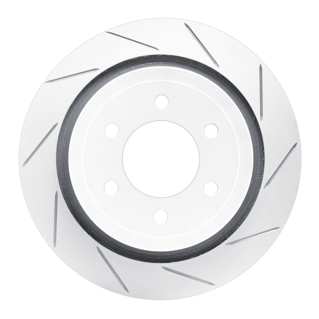Dynamic Friction 810-54220R - Slotted Coated Carbon Alloy Brake Rotor