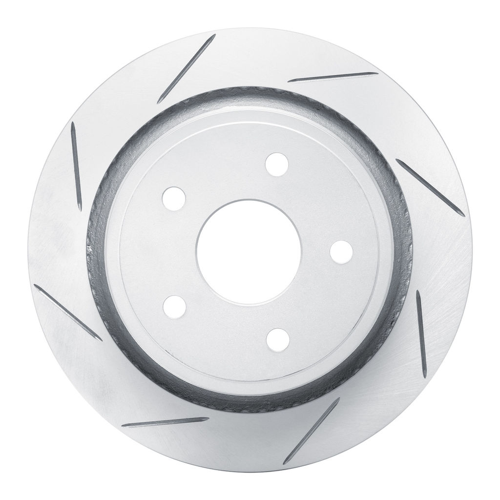 Dynamic Friction 810-40095L - Slotted Coated Carbon Alloy Brake Rotor