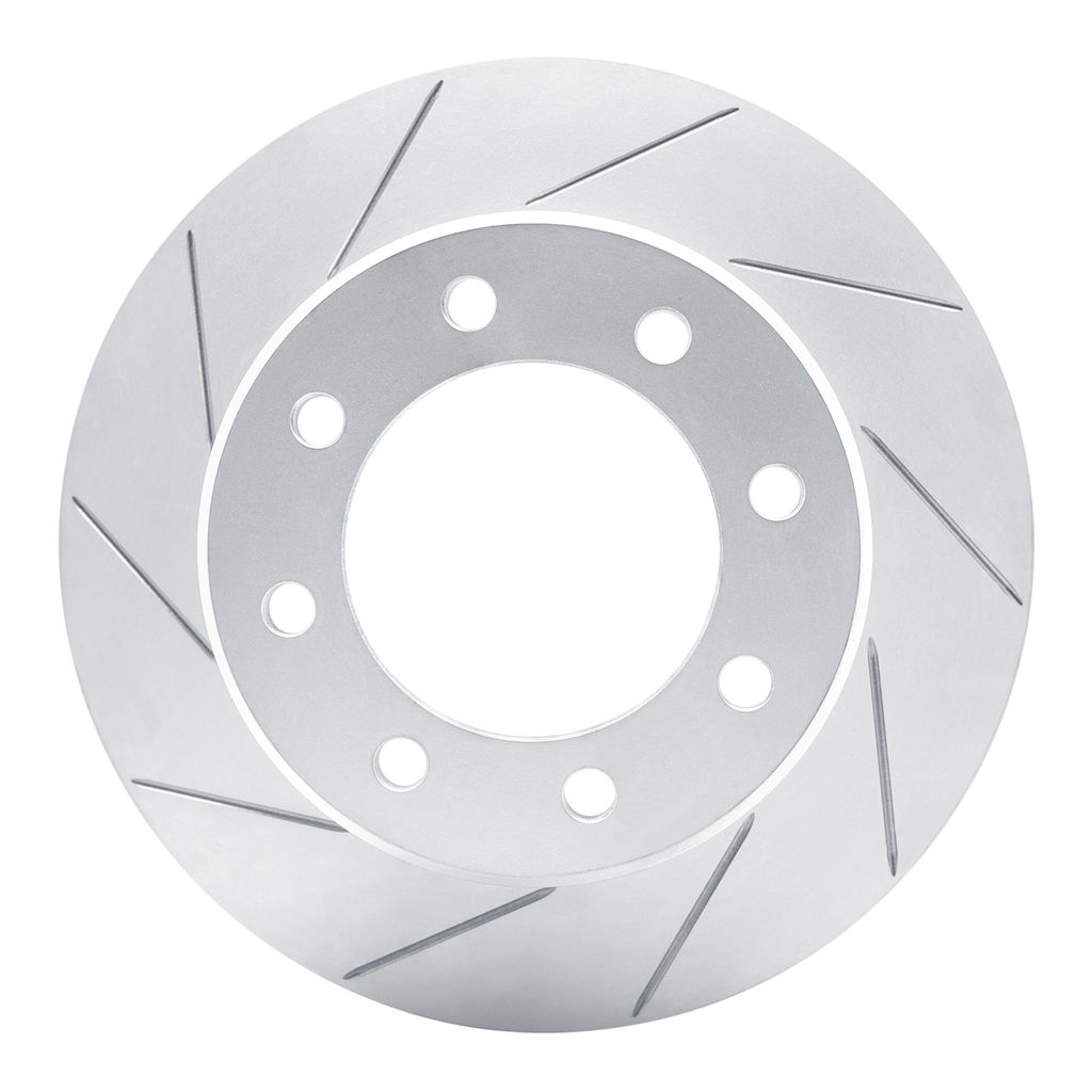 Dynamic Friction 810-40110L - Slotted Coated Carbon Alloy Brake Rotor