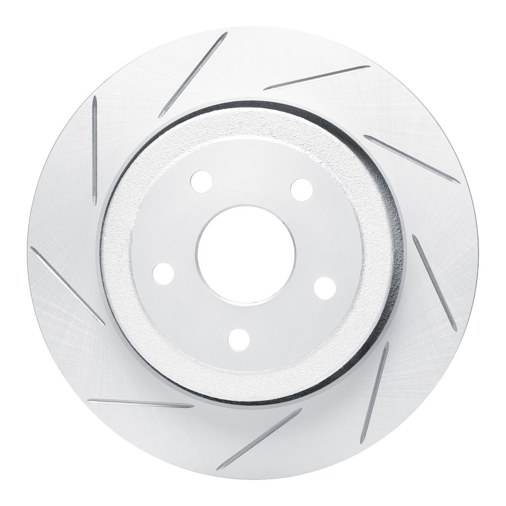 Dynamic Friction 810-42003L - Slotted Coated Carbon Alloy Brake Rotor
