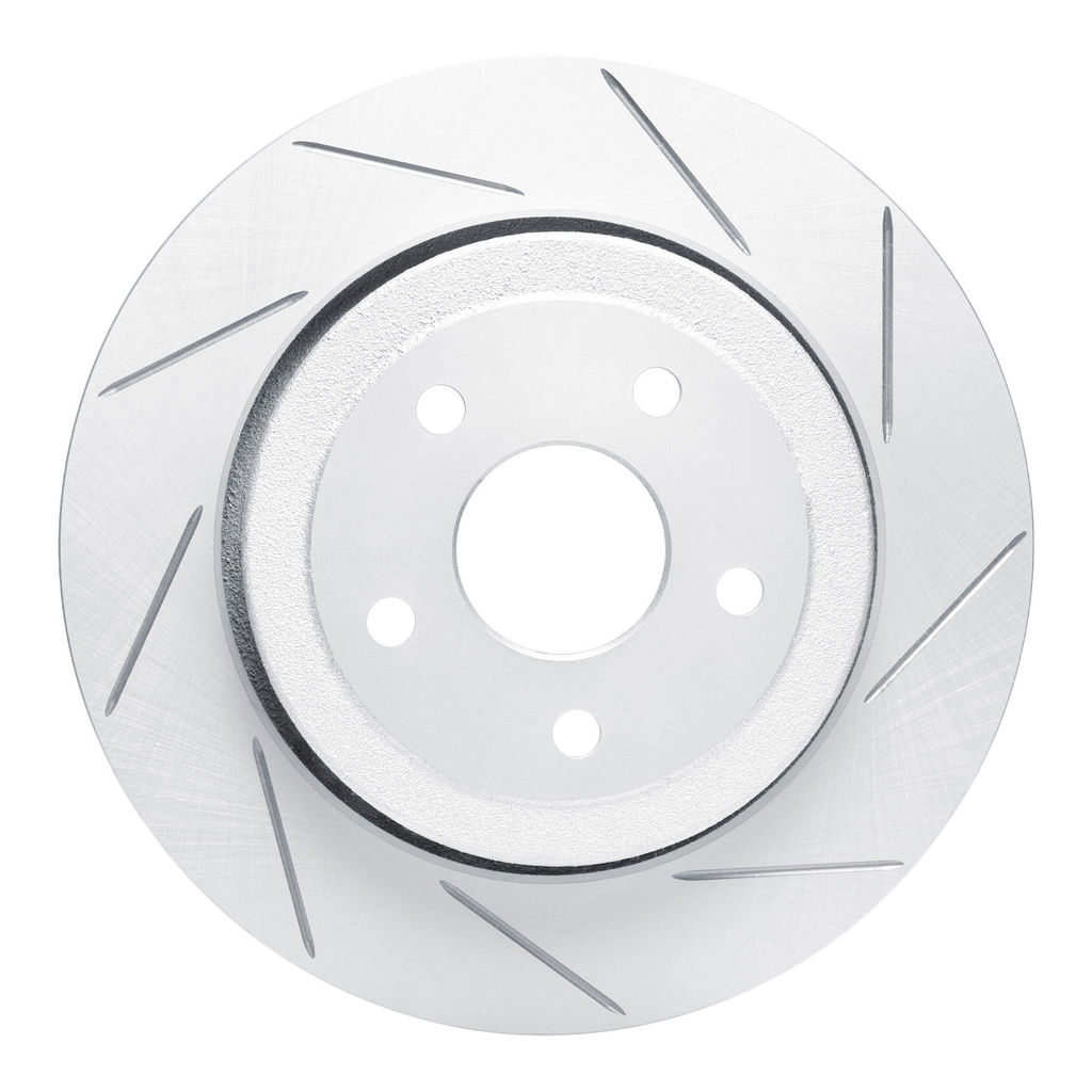 Dynamic Friction 810-42003R - Slotted Coated Carbon Alloy Brake Rotor