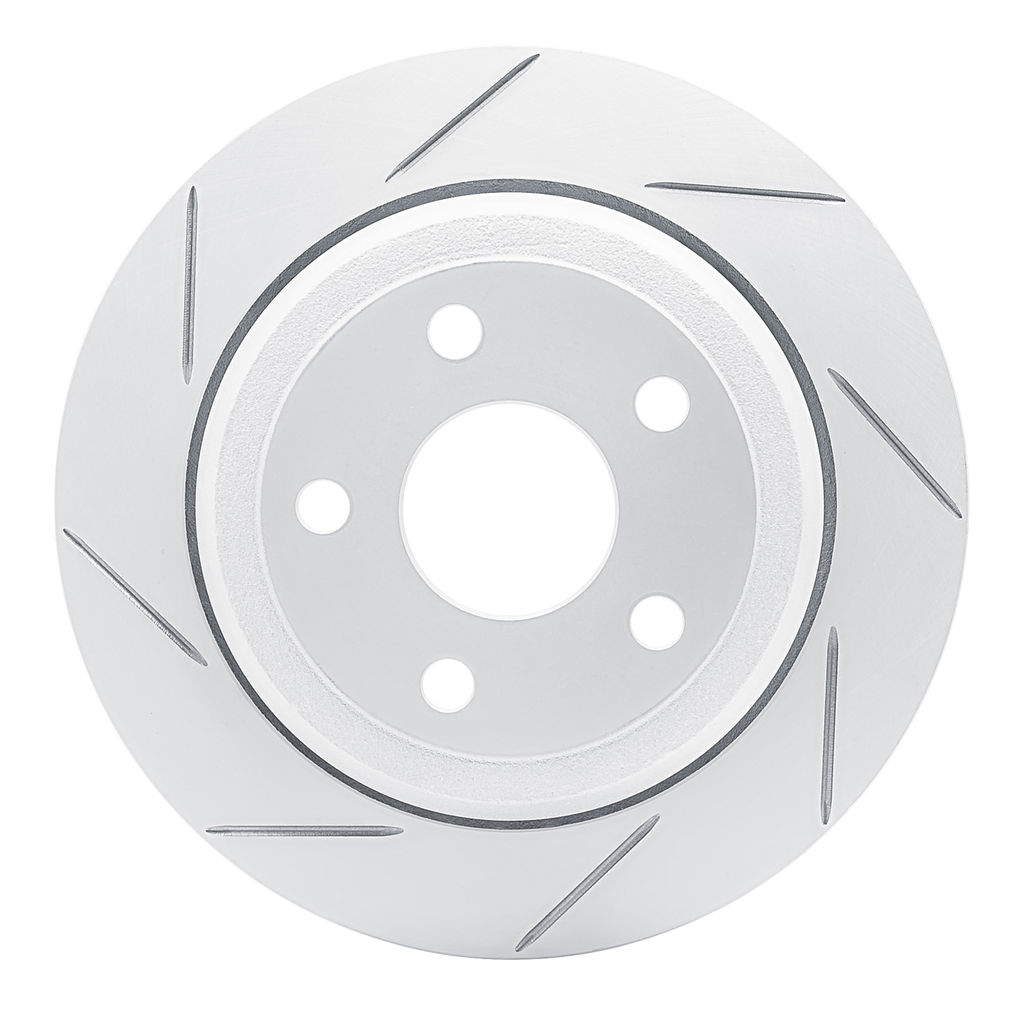 Dynamic Friction 810-42006L - Slotted Coated Carbon Alloy Brake Rotor
