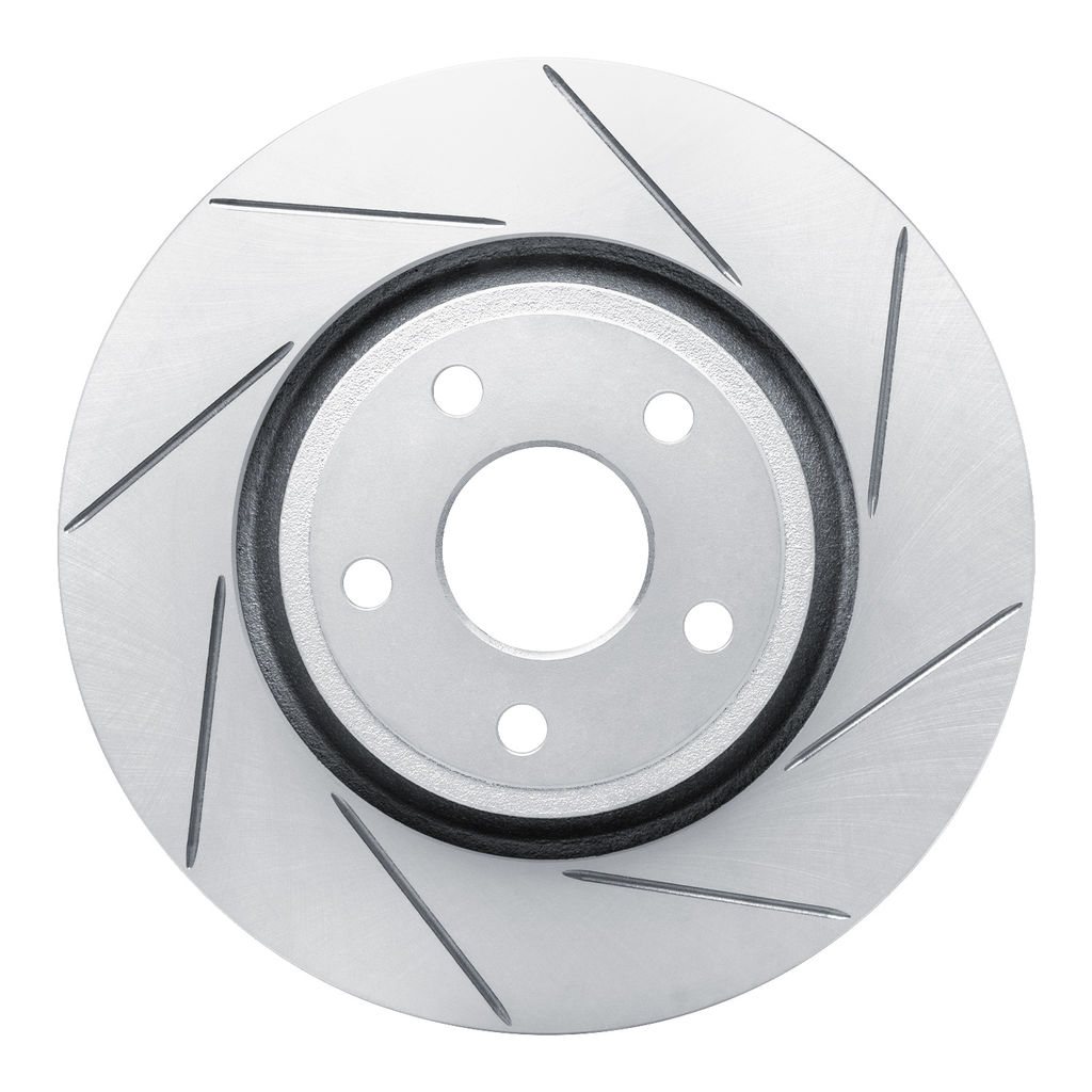 Dynamic Friction 810-42007R - Slotted Coated Carbon Alloy Brake Rotor