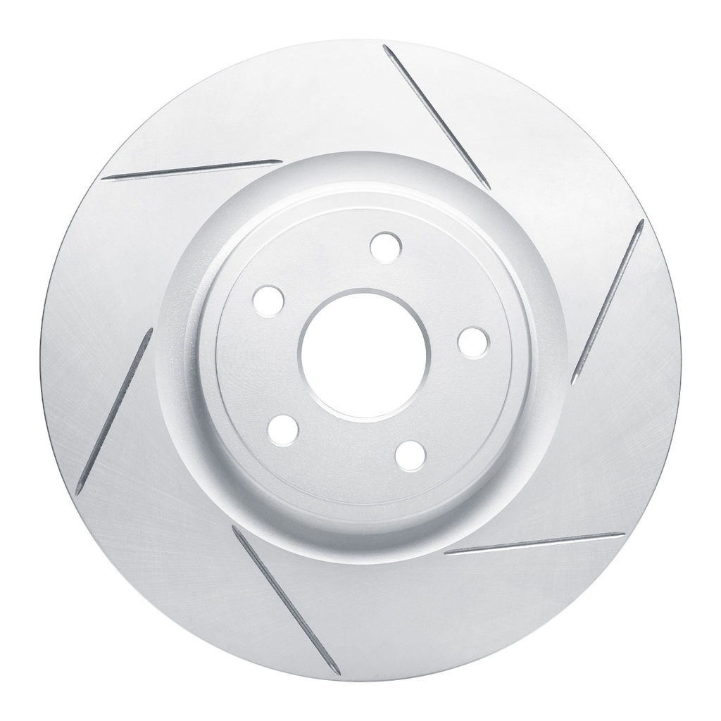 Dynamic Friction 810-42009R - Slotted Coated Carbon Alloy Brake Rotor