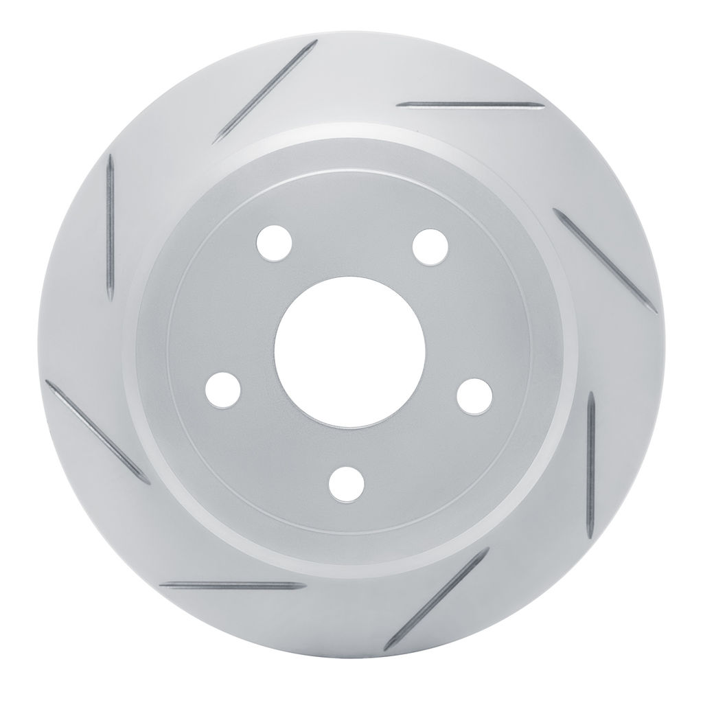 Dynamic Friction 810-42029L - Slotted Coated Carbon Alloy Brake Rotor