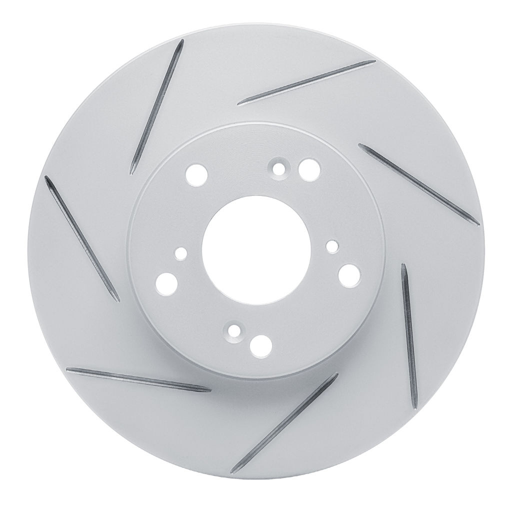 Dynamic Friction 810-59042L - Slotted Coated Carbon Alloy Brake Rotor